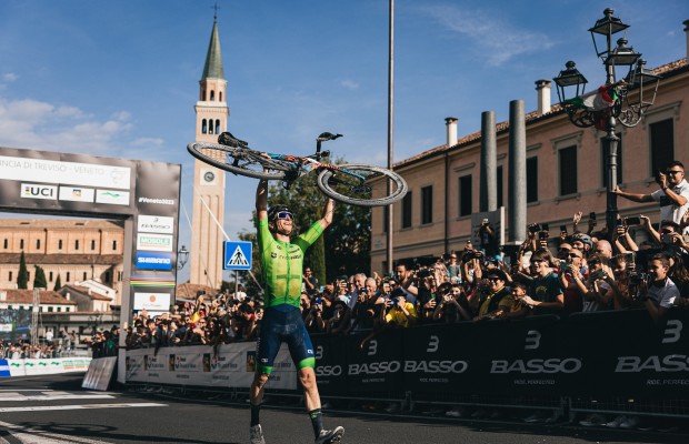 Mohoric won the World Championship with a Merida Silex prototype