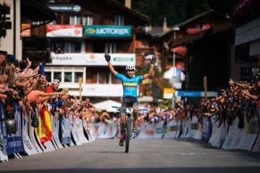 Pauline Ferrand Prevot y Leo Páez Campeones del Mundo XCM 2019