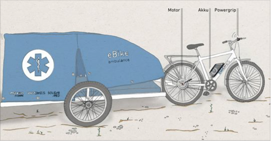 Nino Schurter viaja hasta Mozambique para ayudar en el proyecto de ambulancias ebike