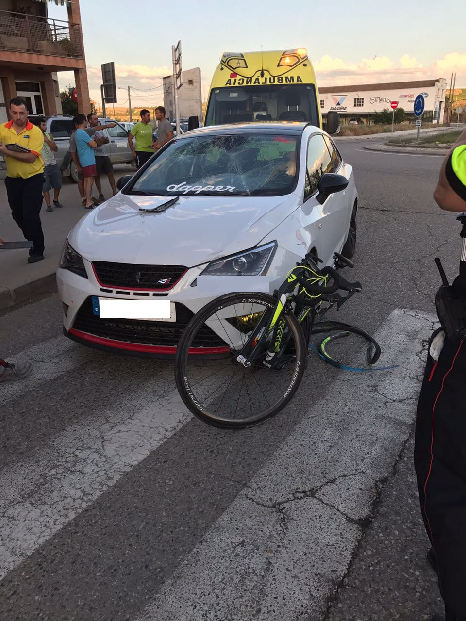 Atropello ciclista Diego Tamayo