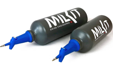 El bidón Milkit se convierte en un inflador para tubeless