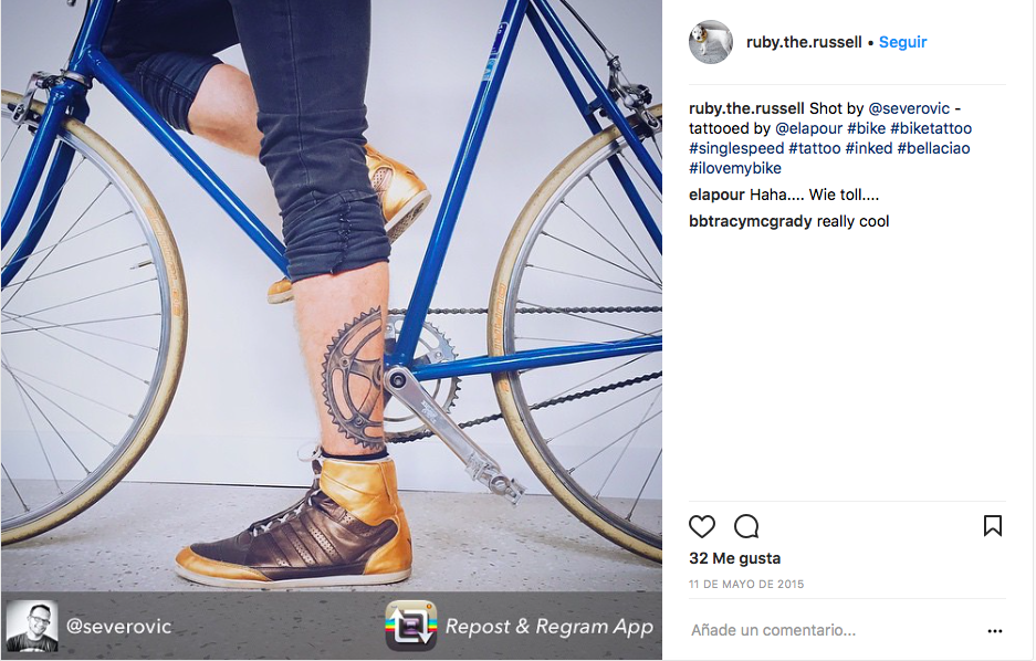 tatuajes de ciclismo