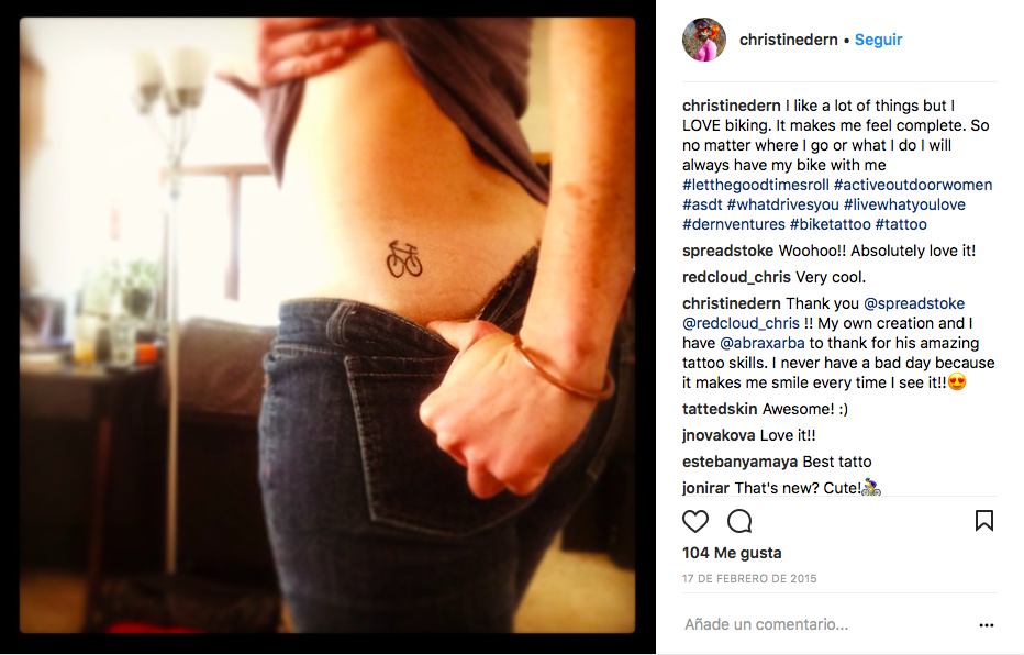 Tatuajes de ciclismo