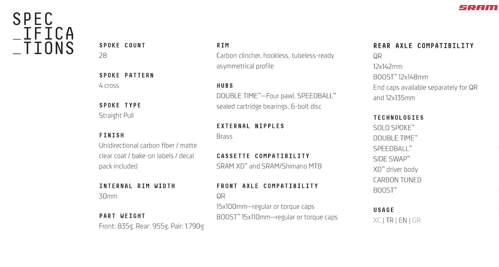 Nuevas ruedas SRAM Roam 60 de carbono, ahora en 29"