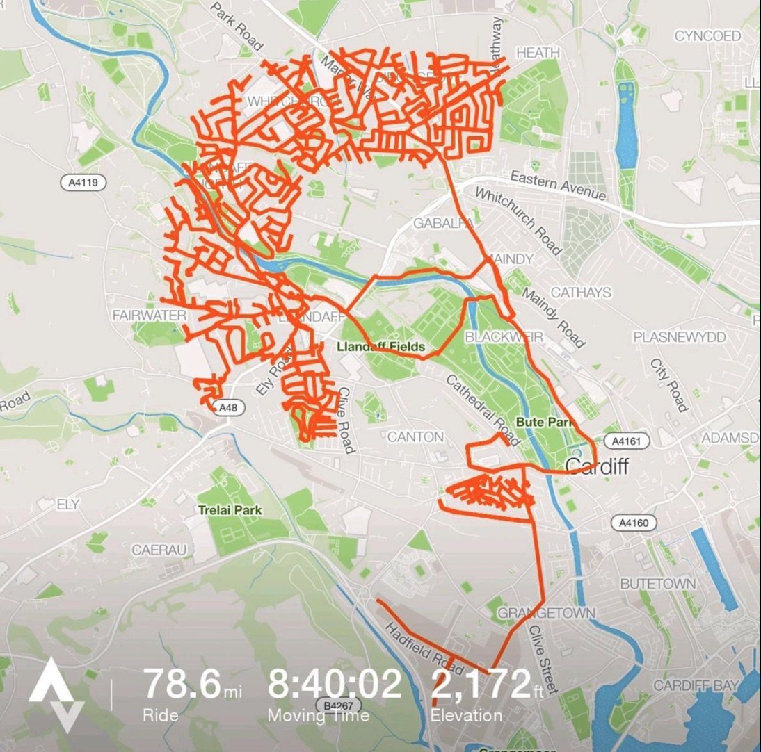 Strava dibujo