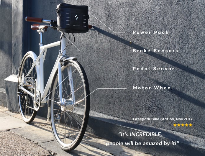 Swytch convierte cualquier bici en una ebike