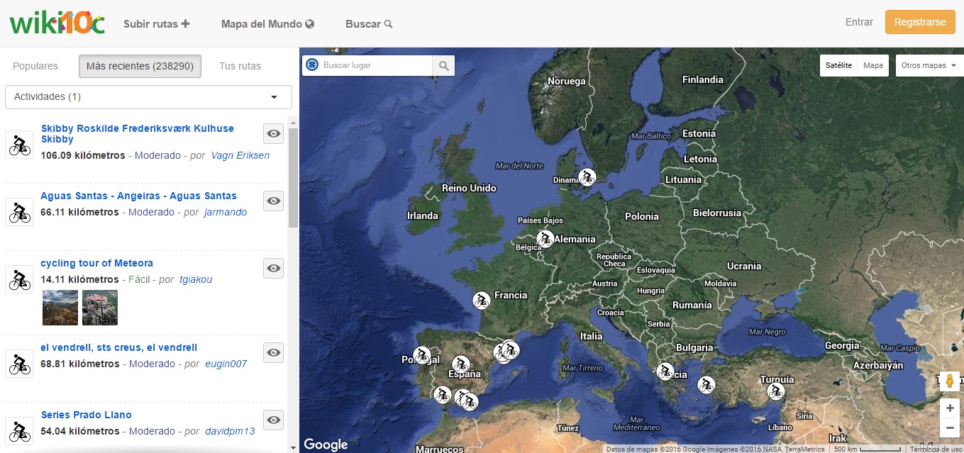 nuevas rutas wikiloc