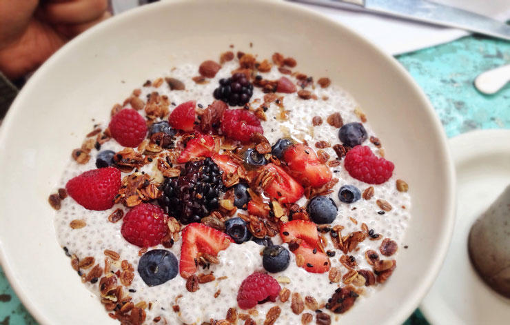 Desayunos Pudin semillas de chia