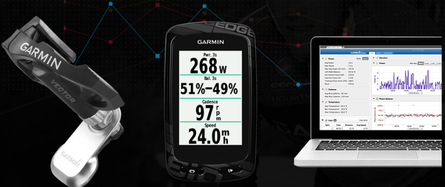 garmin-vector-edge medidor de potencia