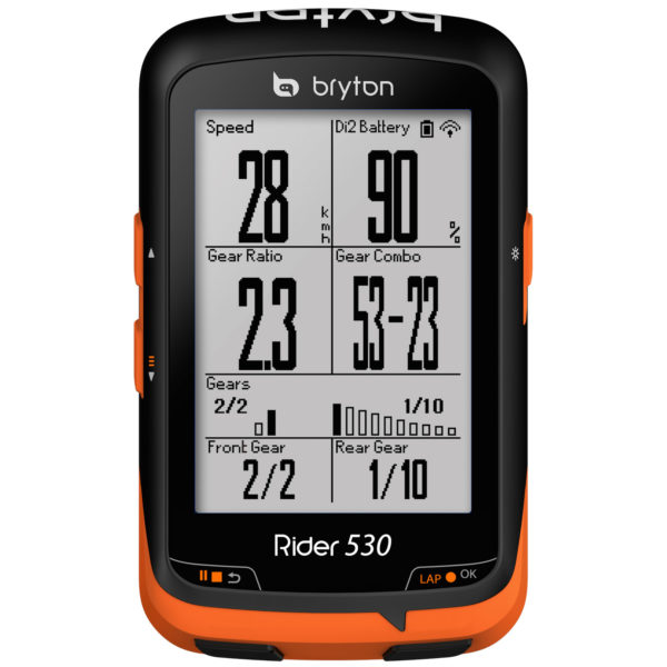 Bryton_Rider-530_low-cost-GPS-cycling-computer_Shimano-Di2-integration