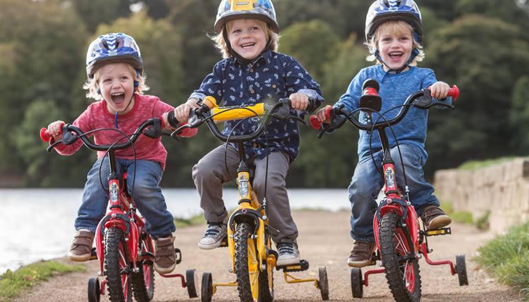 Bicicleta con online niño