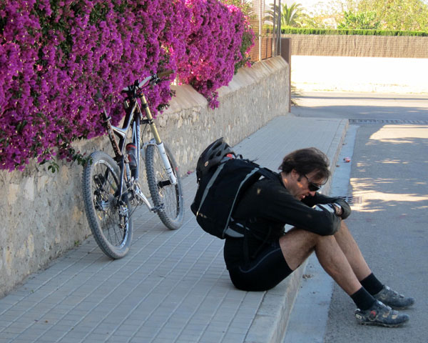 Náuseas sobre la bici
