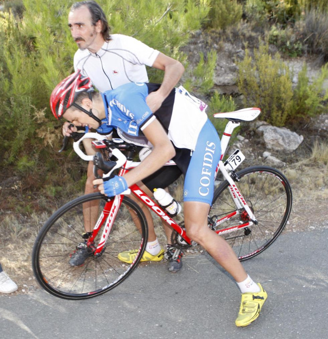 náuseas sobre la bici