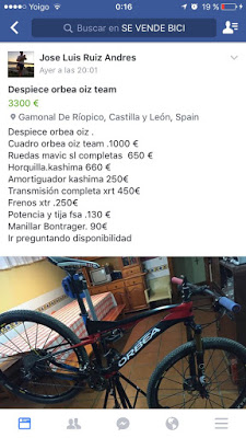 Operación Orbea, le roban la bici y ejerce de detective hasta recuperarla