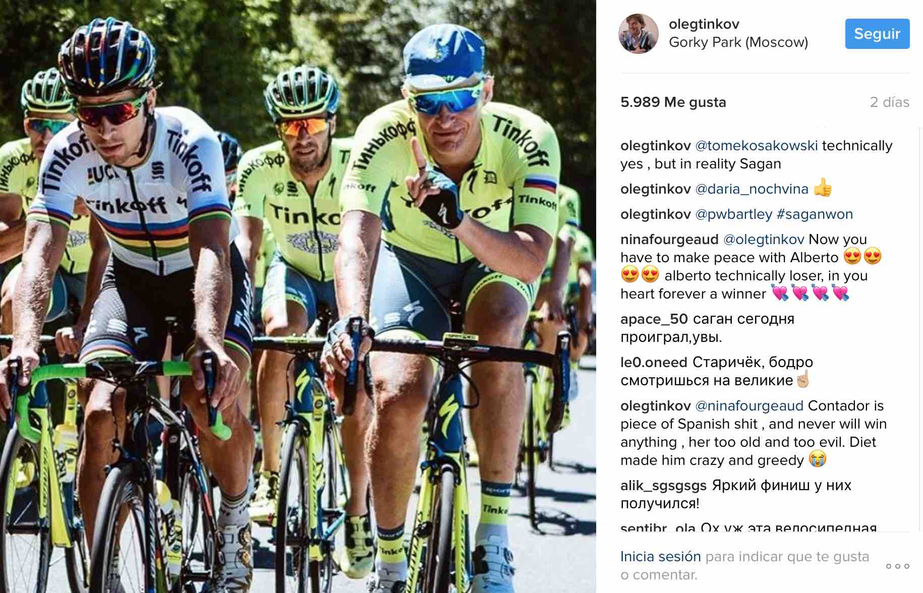 Oleg Tinkov Contador