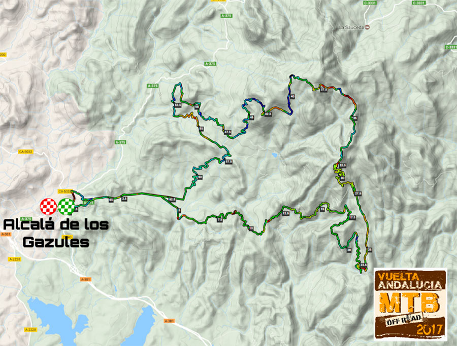 plano etapa 4 Vuelta Andalucía MTB 2017